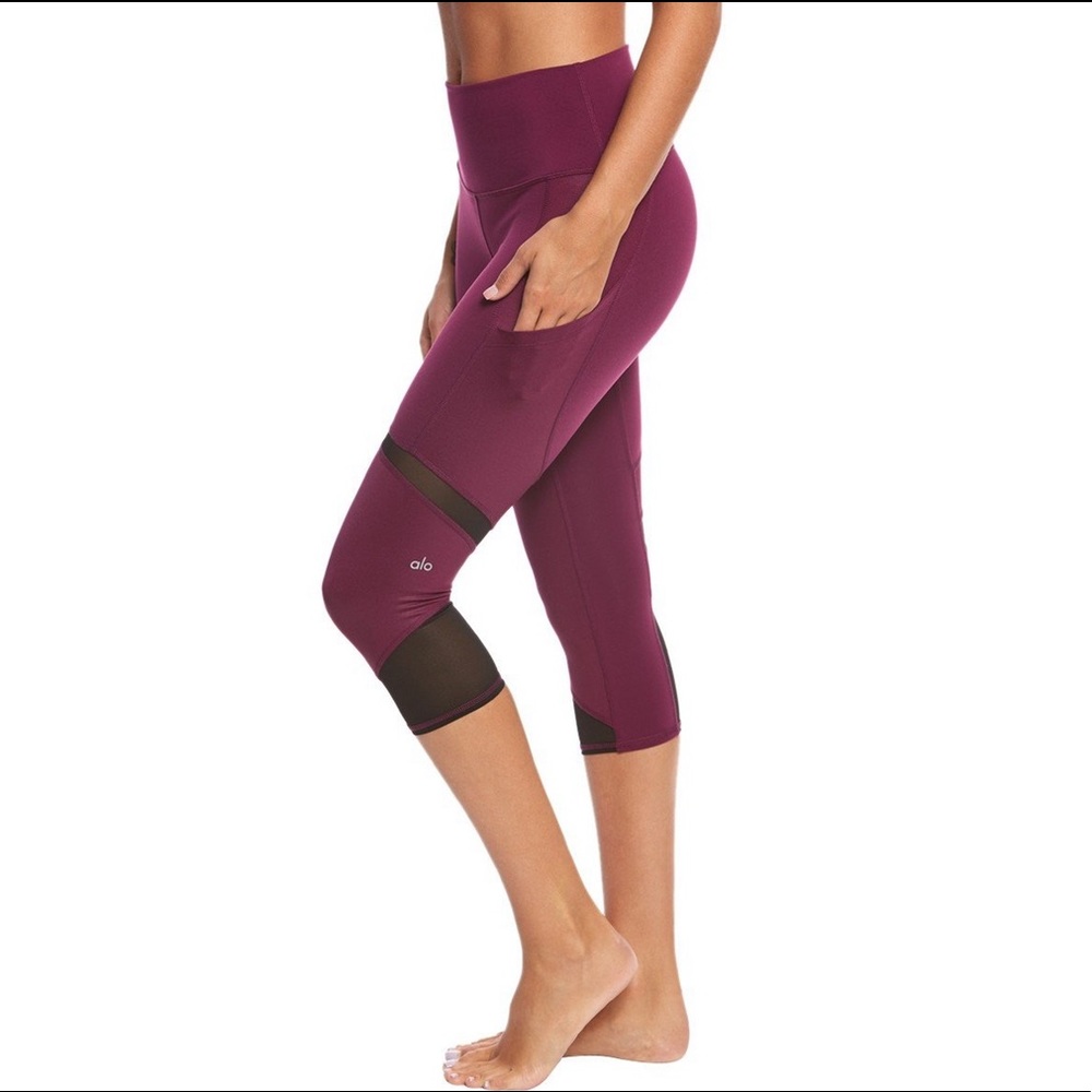 Alo Yoga high waist Align Capri - Juneberry